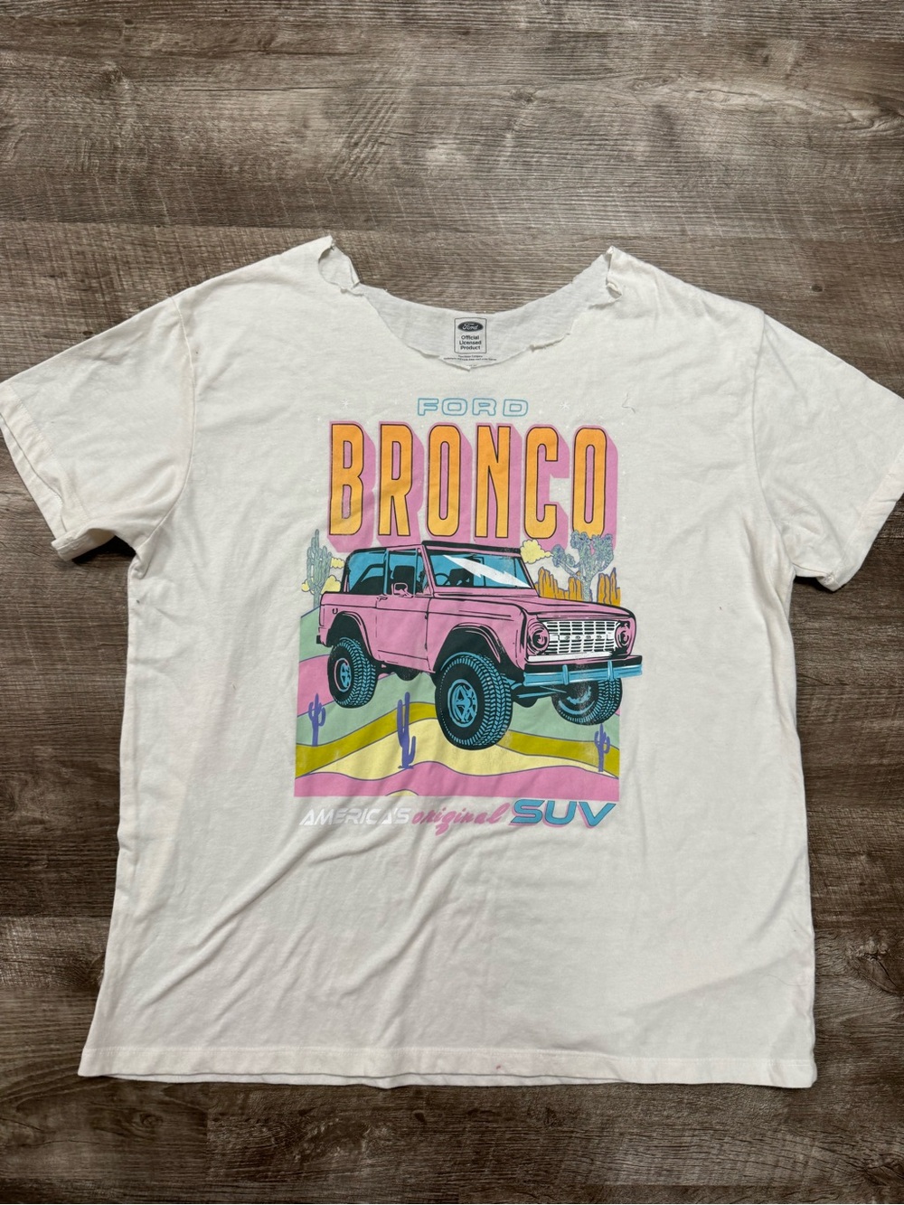 Ford Bronco Graphic T-Shirt Size XXL